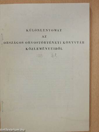 Hippokratész könyve a szűzi természet sajátosságairól (szüzek betegségeiről) (dedikált példány)