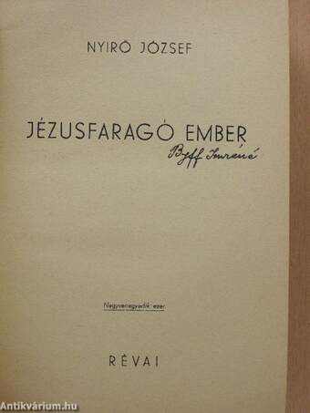 Jézusfaragó ember