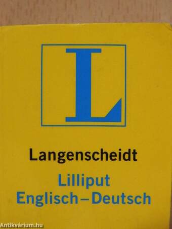 Langenscheidt Lilliput Englisch-Deutsch (minikönyv)