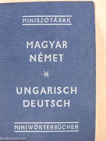 Magyar-német/német-magyar miniszótár I-II. (minikönyv)