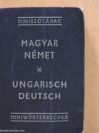 Magyar-német/német-magyar miniszótár I-II. (minikönyv)