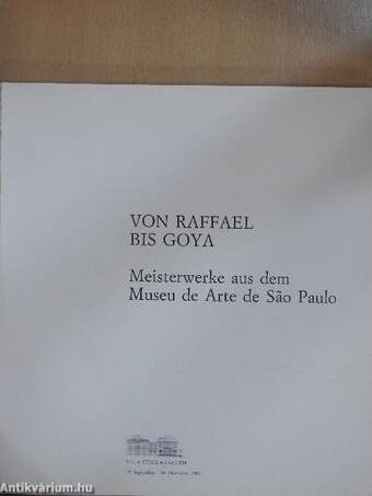 Von Raffael bis Goya