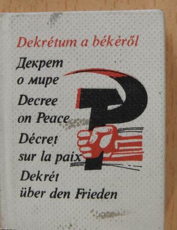 Dekrétum a békéről (minikönyv) (számozott)