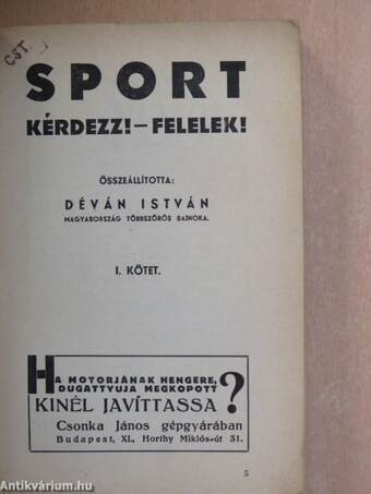 Sport I.