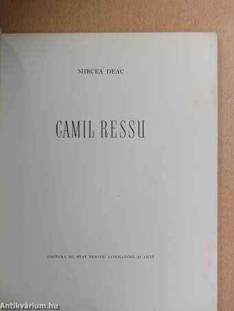 Camil Ressu