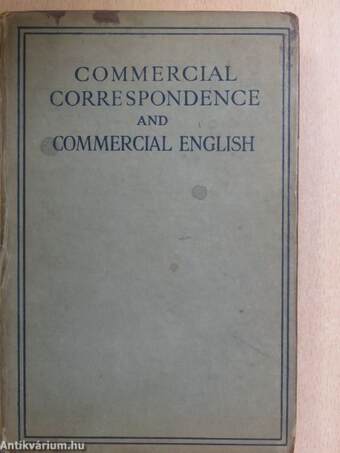 Commercial Correspondence and Commercial English