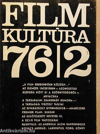 Filmkultúra 1976. március-április