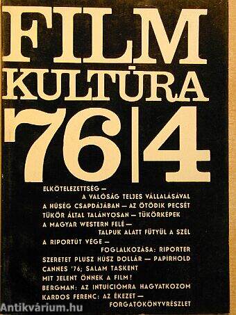 Filmkultúra 1976. július-augusztus