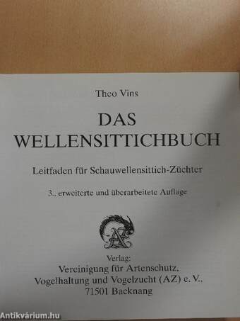 Das Wellensittichbuch