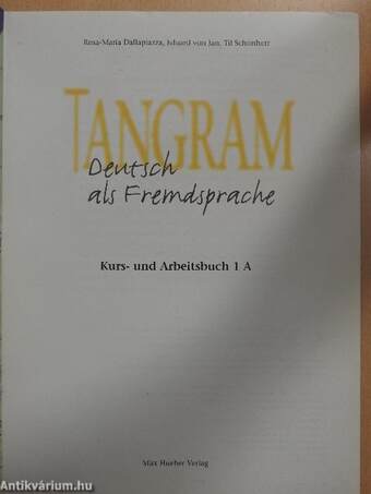 Tangram 1A - Kursbuch und Arbeitsbuch