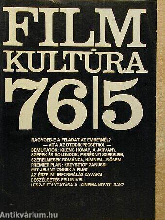 Filmkultúra 1976. szeptember-október