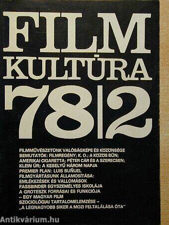 Filmkultúra 1978. március-április