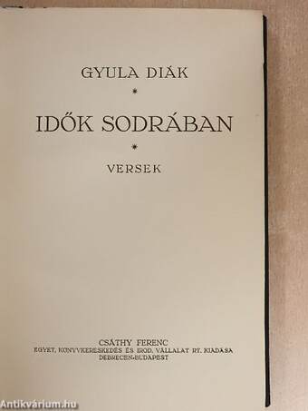 Idők sodrában/Utolsó szárnycsapás/A virágember/A fiú nem üthet vissza/Éjfél után