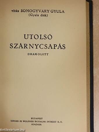 Idők sodrában/Utolsó szárnycsapás/A virágember/A fiú nem üthet vissza/Éjfél után