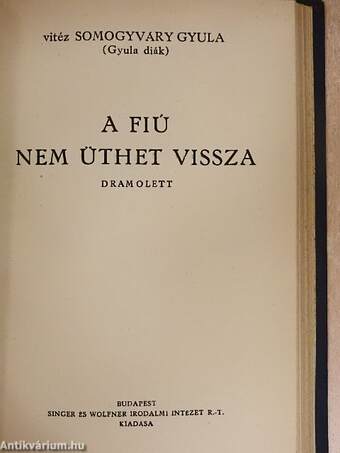 Idők sodrában/Utolsó szárnycsapás/A virágember/A fiú nem üthet vissza/Éjfél után