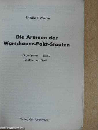 Die Armeen der Warschauer-Pakt-Staaten