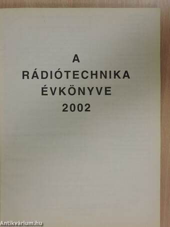 A Rádiótechnika évkönyve 2002