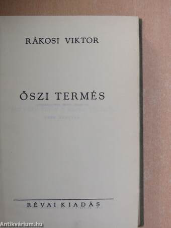 Őszi termés