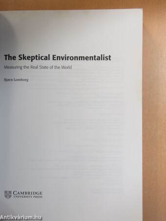 The skeptical environmentalist