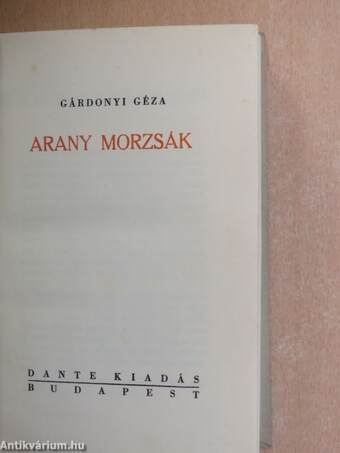 Arany morzsák