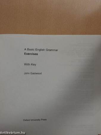 A Basic English Grammar - Exercises