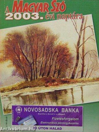 A Magyar Szó 2003. évi naptára