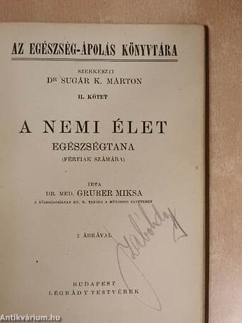 A nemi élet egészségtana