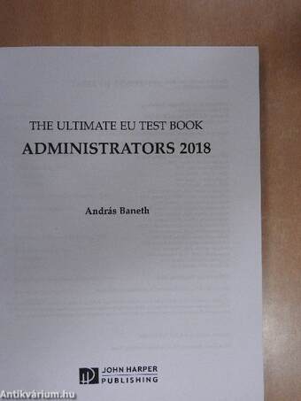 The Ultimate EU Test Book Administrators 2018