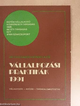 Vállalkozási praktikák 1991.