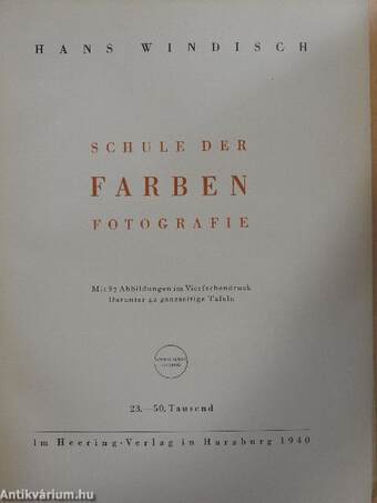 Schule der Farben - Fotografie