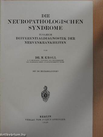 Die Neuropathologischen Syndrome