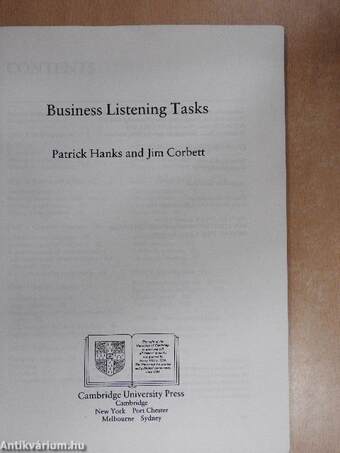 Business Listening Tasks