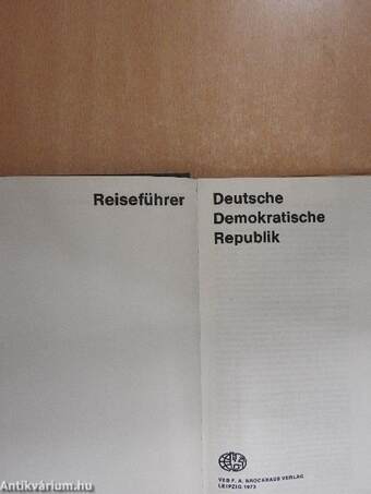 Reiseführer Deutsche Demokratische Republik