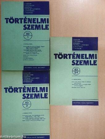 Történelmi Szemle 1983/1-4.