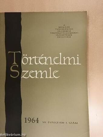 Történelmi Szemle 1964/1-4.