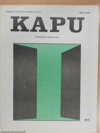 Kapu 1989. január-december 