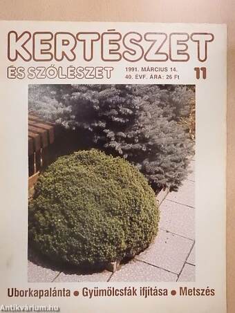 Kertészet és Szőlészet 1991. március 14.