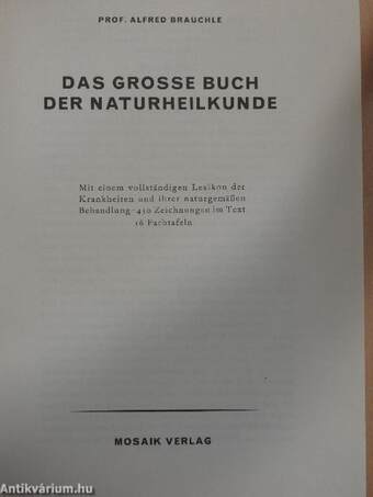 Das grosse Buch der Naturheilkunde