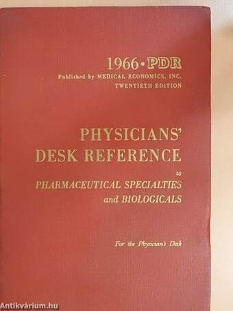 Physicians' Desk Reference 1966