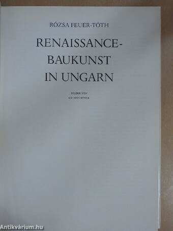 Renaissancebaukunst in Ungarn