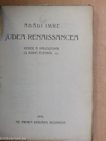 Judea renaissancea (rossz állapotú)