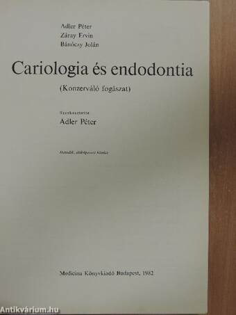 Cariologia és endodontia