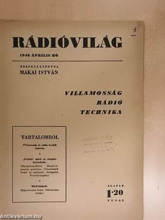 Rádióvilág 1946. április