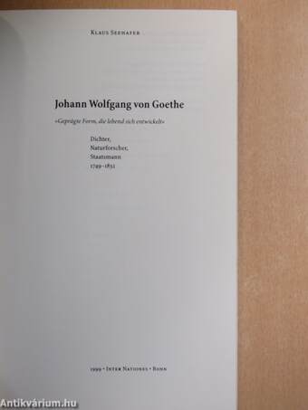 Johann Wolfgang von Goethe