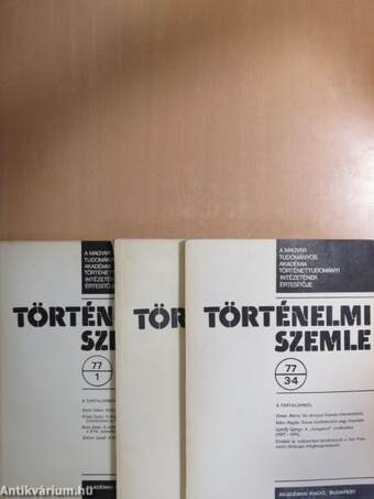 Történelmi Szemle 1977/1-4.