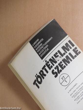 Történelmi Szemle 1977/1-4.