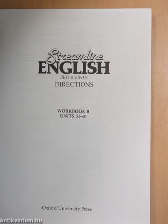 Streamline English Directions - Workbook B