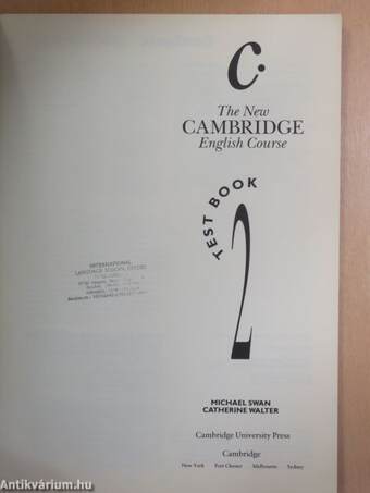 The New Cambridge English Course - Test Book 2.