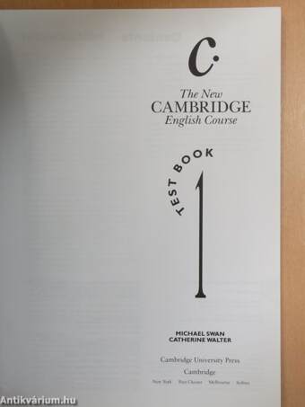 The New Cambridge English Course - Test Book 1.