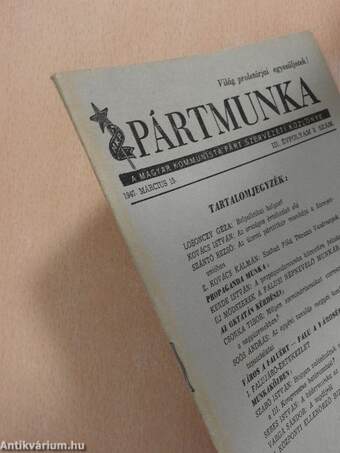 Pártmunka 1947. március 15.